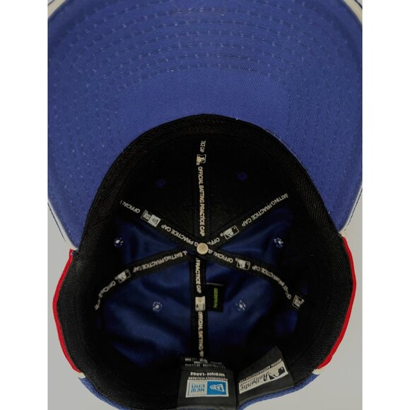 Chicago Cubs New Era 39THIRTY MLB Authentic Stretch Fit Cap M/L Navy - Picture 4 of 6